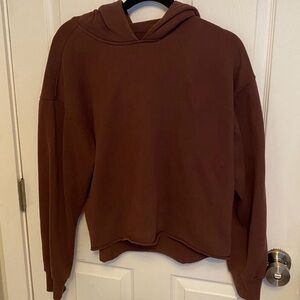 Brown hoodie